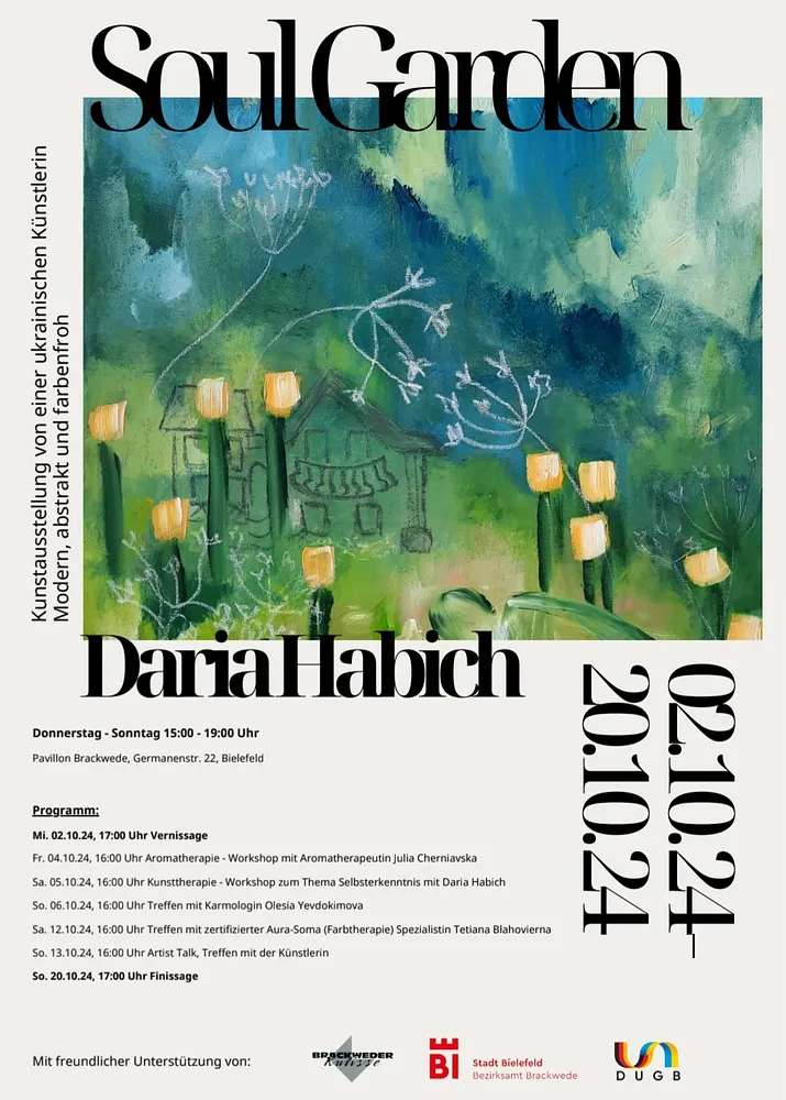 Обкладинка проєкту "Soul Garden" від Daria Habich, проєкт типу Виставки, базується у Bielefeld, Germany